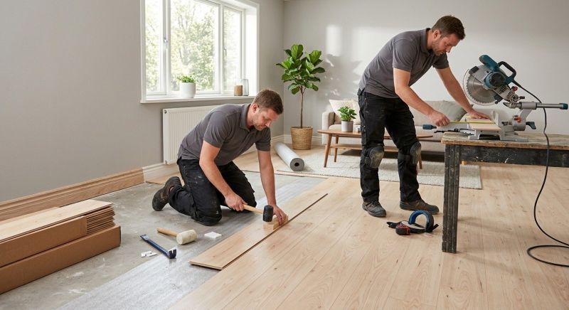 Laminate Floor Installation in Hudson, NH