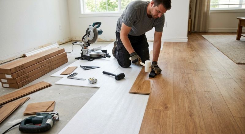 Laminate Floor Installation in Newbury, MA