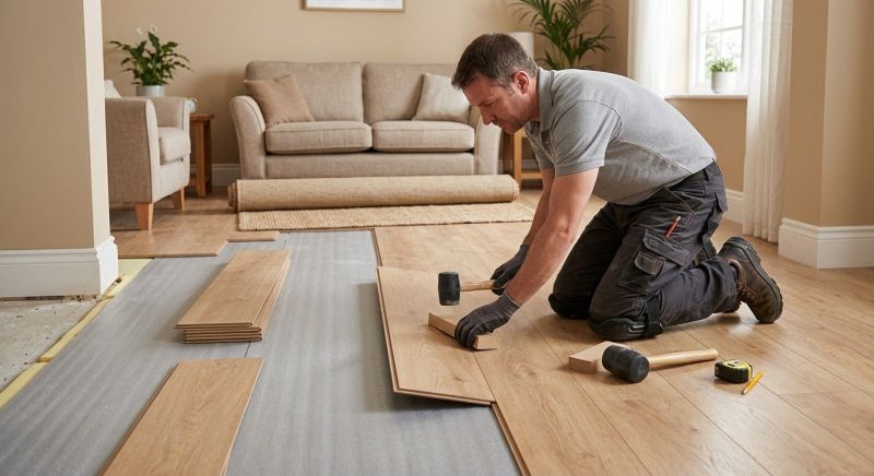 Laminate Floor Installation in Tewksbury, MA