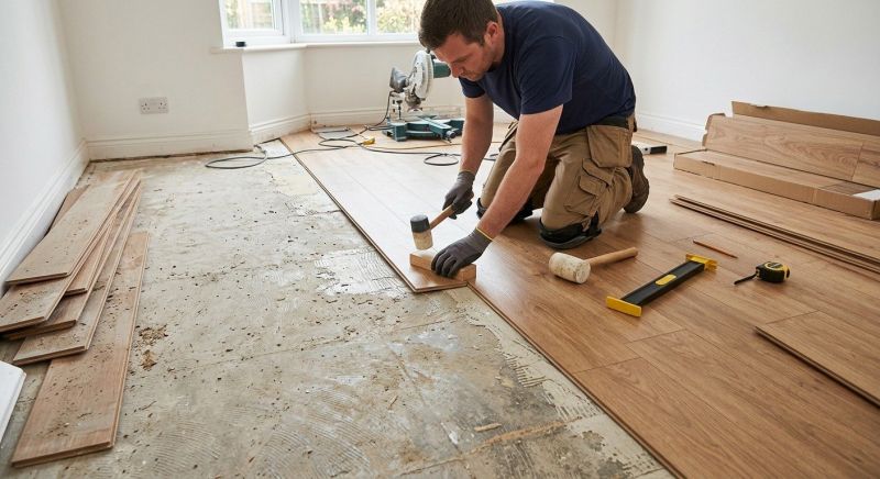 Laminate Floor Replacement in Amesbury, MA