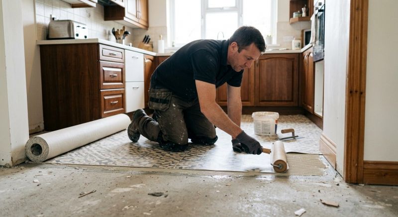 Linoleum Floor Installation in Georgetown, MA