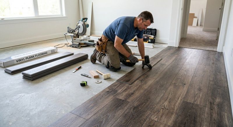 Linoleum Floor Installation in Georgetown, MA