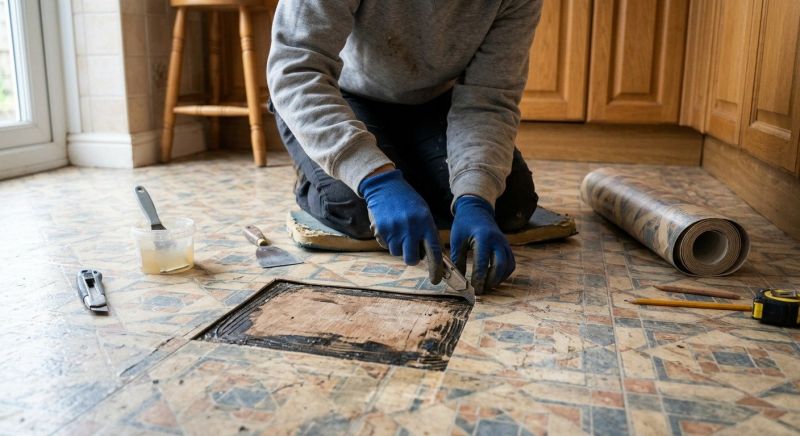 Linoleum Floor Installation in Hollis, NH