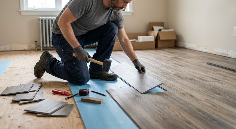 Linoleum Floor Installation in North Hampton, NH