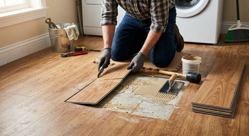 Linoleum Floor Installation in Tewksbury, MA