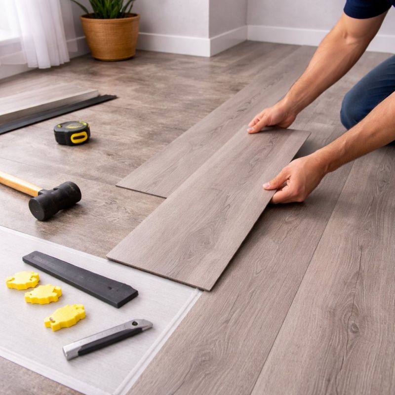 Luxury Vinyl Tile Installation in Dunstable, MA