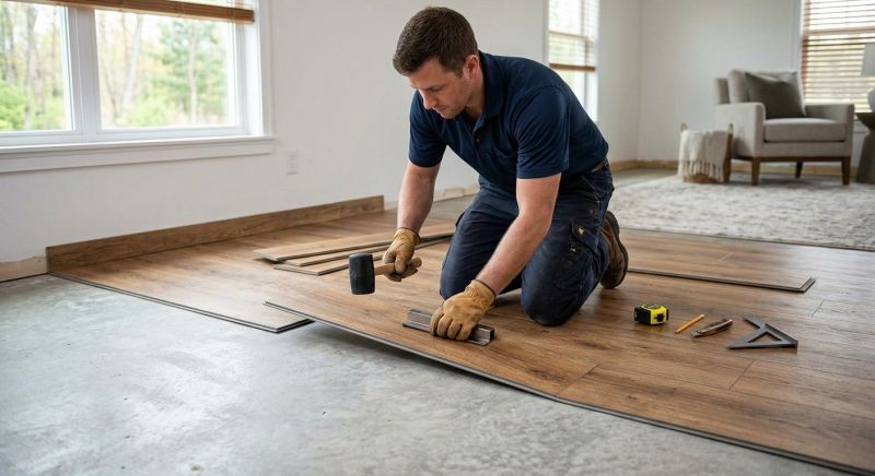 Luxury Vinyl Tile Installation in Lawrence, MA