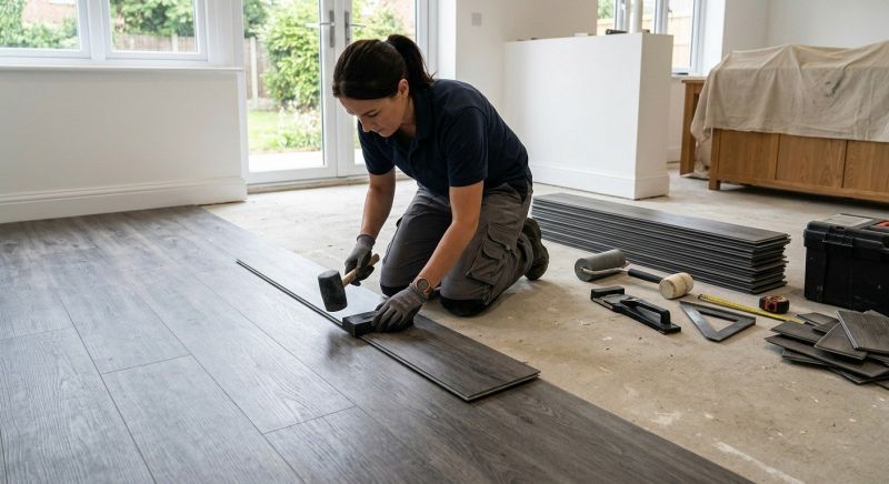 Luxury Vinyl Tile Installation in North Andover, MA