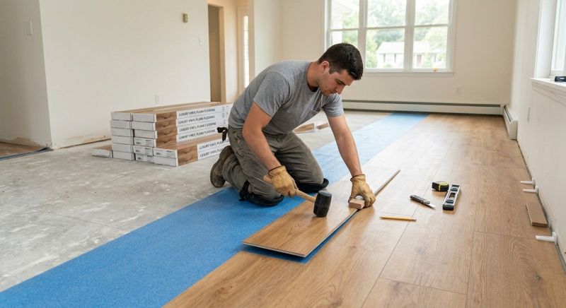 Lvt Flooring Installation in North Andover, MA