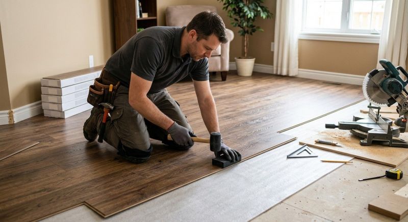 Plank Laminate Installation in North Andover, MA