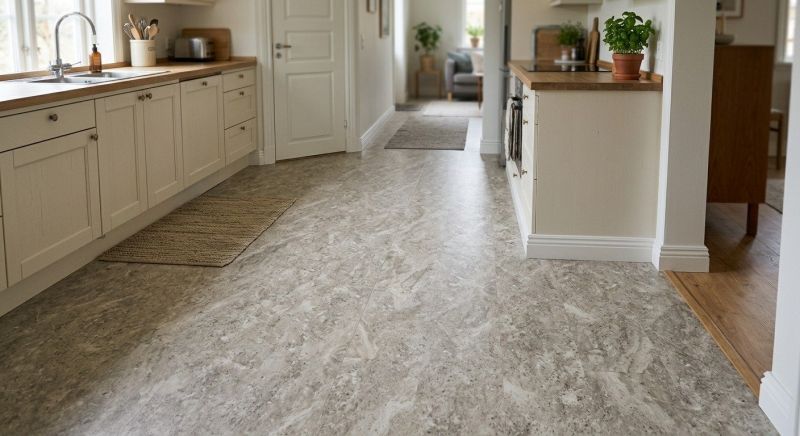 Sheet Linoleum Installation in Malden, MA