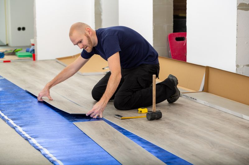 Vinyl Plank Floor Installation in North Andover, MA