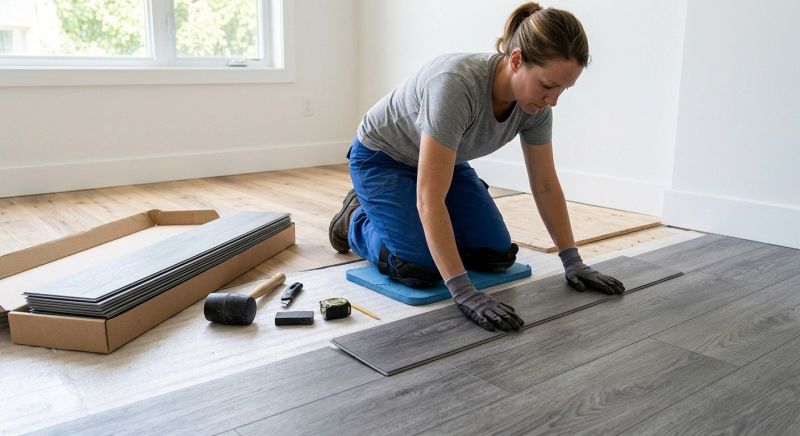 Vinyl Tile Installation in North Andover, MA