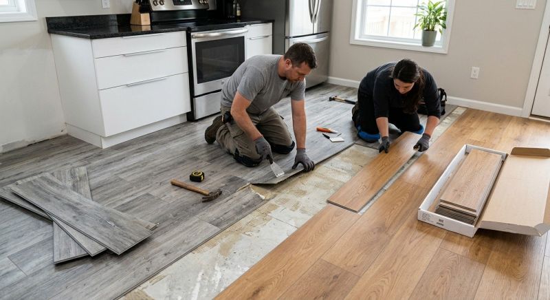 Vinyl Tile Replacement in North Andover, MA